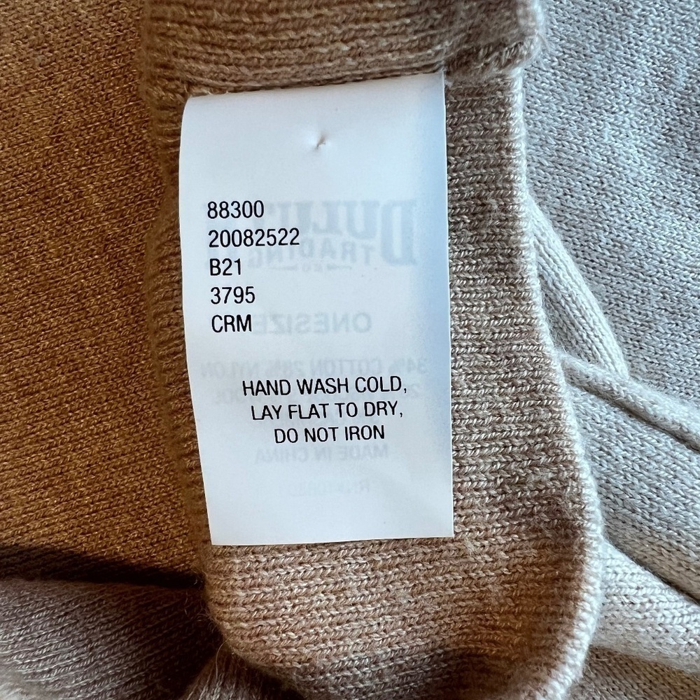 Duluth soft knit double layer reversible poncho - image 6